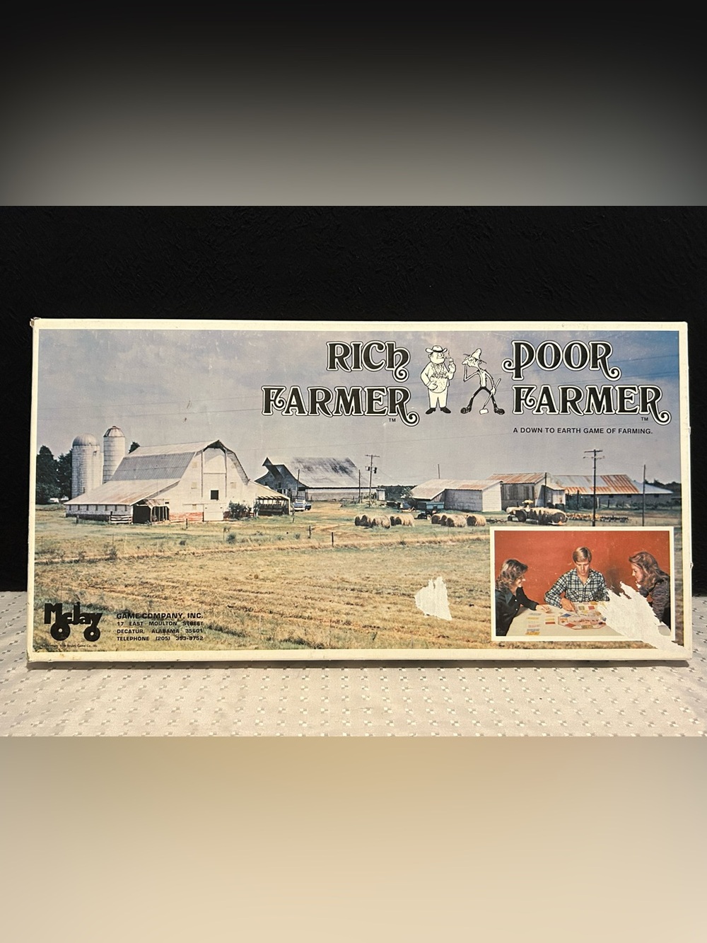 Rich Farmer Poor Farmer Board Game 1978 McJay Game Company Complete
